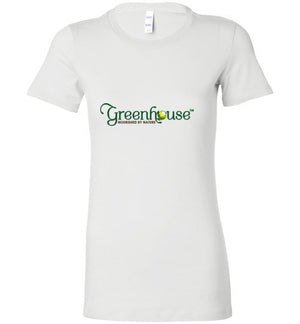 Ladies Greenhouse Length Check T-Shirt - KLH Botanicals